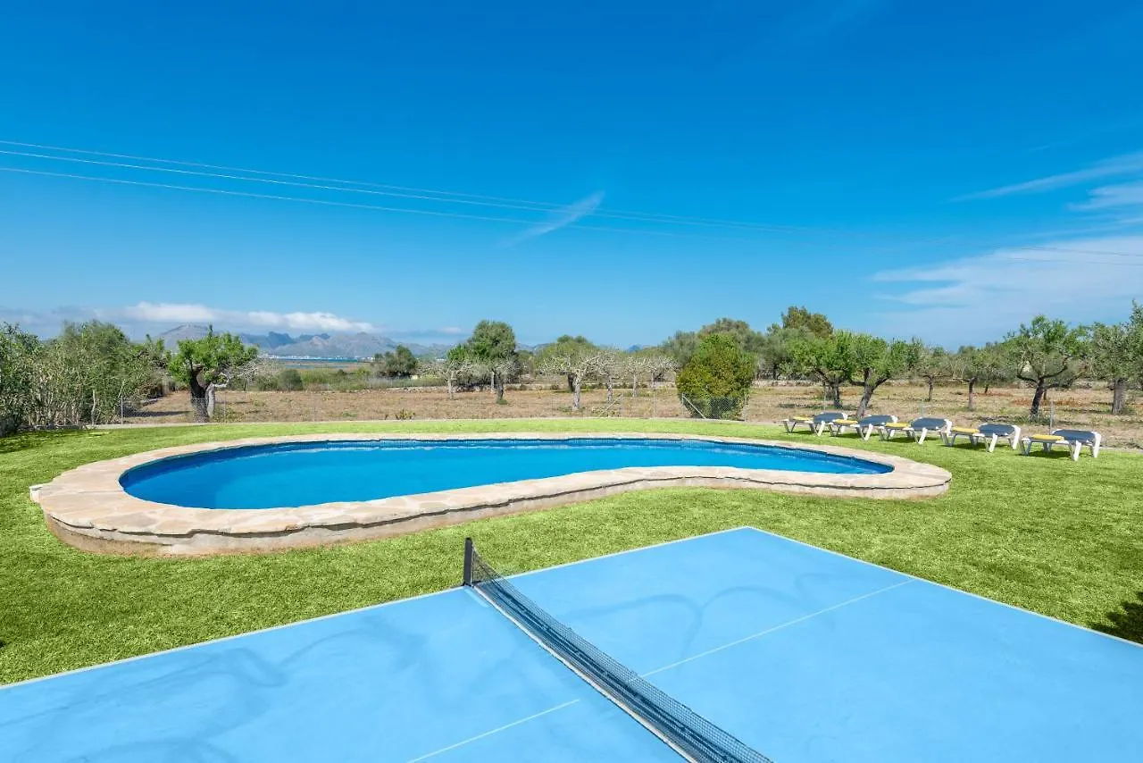 Villa Pou D,Ambroitx, Pool And Sea Views In Alcudia Spain