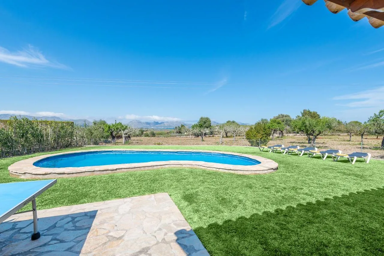 Villa Pou D,Ambroitx, Pool And Sea Views In Alcudia